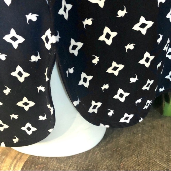 Lauren Ralph Lauren Navy Print Tunic XL GUC - Picture 8 of 8